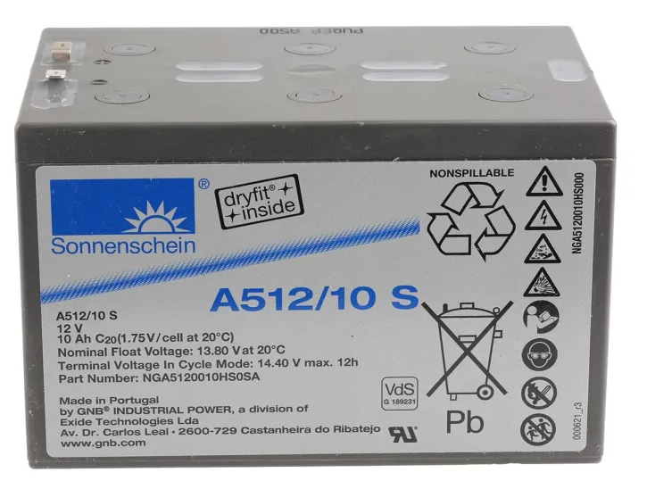 Batterie Gel dryfit A512/10 S 12V 10Ah Sonnenschein_0