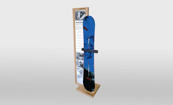 Burton - meuble présentoir au sol en bois - sur mesure et personnalisable_0