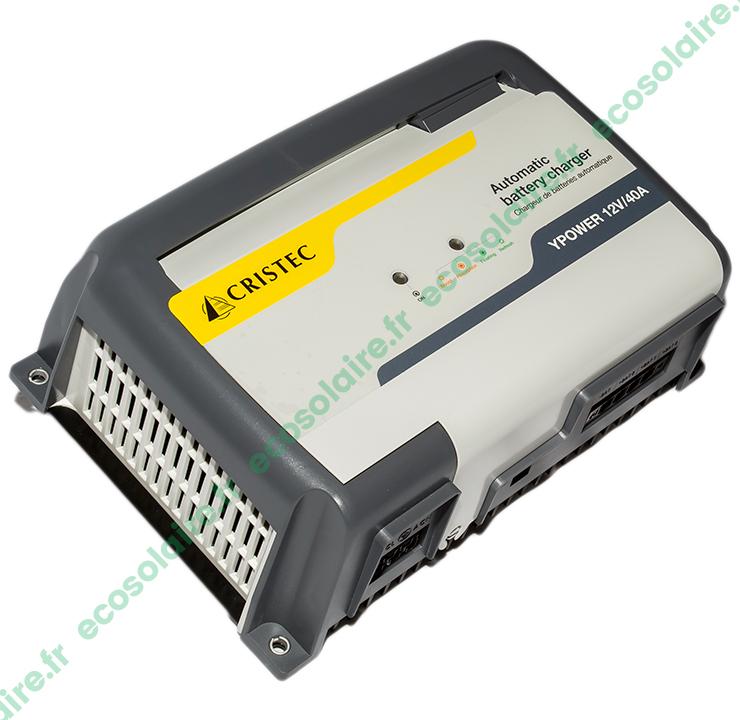 Chargeur de batterie YPOWER 40A 12V - 3 sorties - Pour batteries 300Ah à 500Ah_0