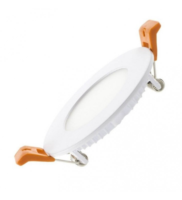 Downlight slim LED rond 5W - 120° - Aluminium - Couleur lumière 3000K - Réf PC5WB_0