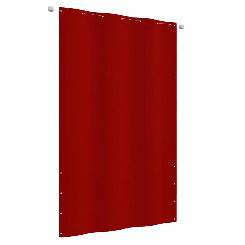 ÉCRAN DE BALCON BRISE PARE VUE PROTECTION CONFIDENTIALITÉ 140 X 240 CM TISSU OXFORD ROUGE 02_0010350_0