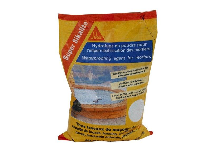 Hydrofuge pour mortier SIKA super sikalite 1 l blanc_0