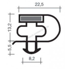 Joint pour chambre froide gris JCA196G - Longueur 2,44 m - Réalisation sur mesure_0