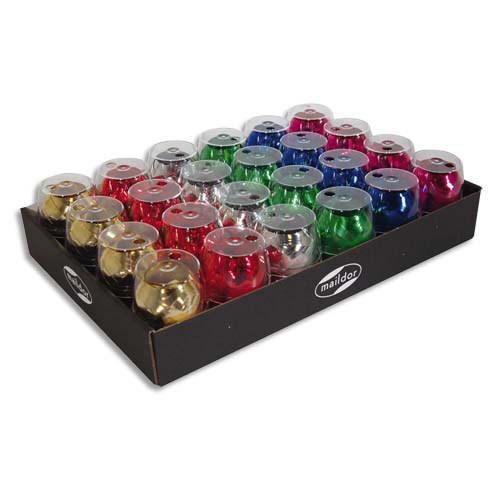 PLATEAU DE 24 BOLDUC OUFS BRILLANT CLAIREFONTAINE - 10 M X 7 MM - 6 COLORIS CLASSIQUES ASSORTIS