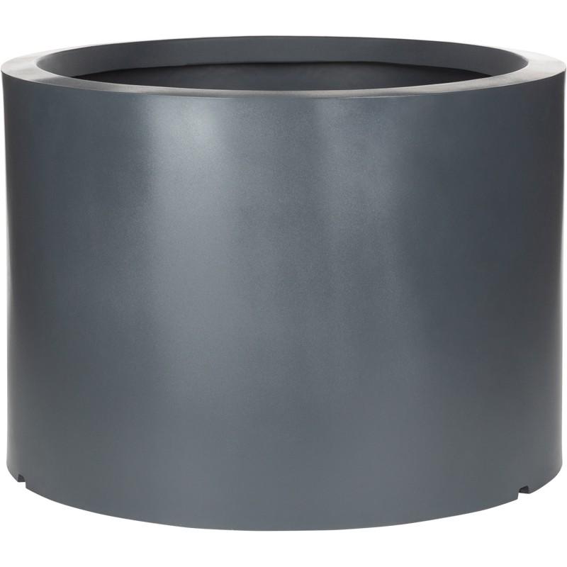 Pot géant rond LARGE en polyéthylène - Coloris au choix - Insensible au gel et à la chaleur_0