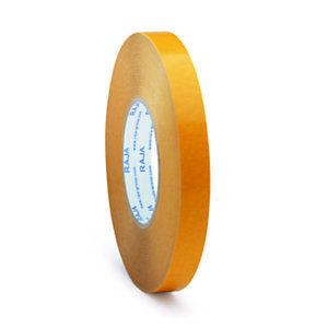 RAJA Ruban adhésif double face PVC - 19 mm x 50 m - Blanc - Lot de 8_0