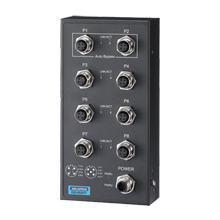 Switch Rail DIN ferroviaire EN50155 8 ports M12 auto bypass - Référence: EKI-6528TI-AE_0