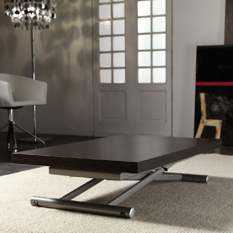 TABLE BASSE RELEVABLE EXTENSIBLE LIFT WOOD WENGÉ 110 X 70 CM_0