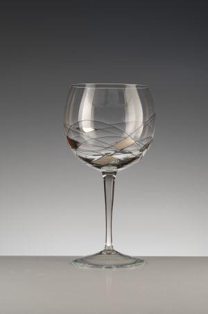 Verres sur pied Platonium - Cristal de Paris - Design inox élégant - Réf. 11522_0