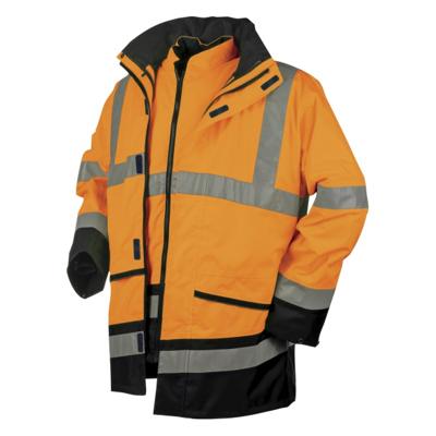 SIOEN - VESTE DE PLUIE ORANGE/MARINE BARCLEY