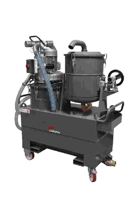 Aspirateur industriel d'huile et copeaux - Tecnoil 400 - 4 kW - cuve 400L - filtration et réutilisation_0