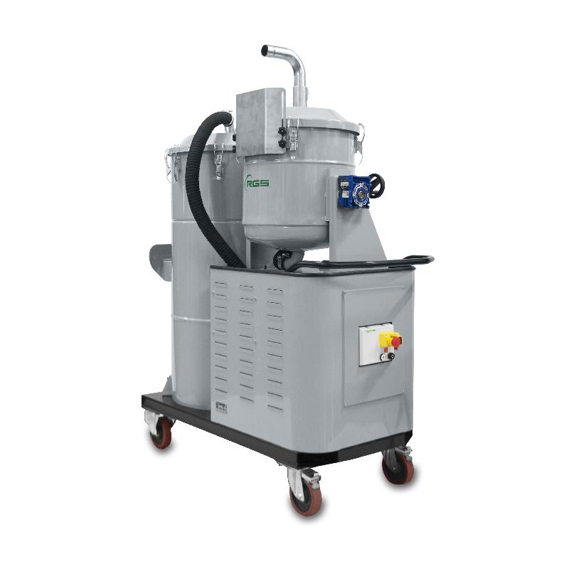 Aspirateur industriel triphasé A 204 OIL-I - aspiration huiles et boues - cuve 200L_0