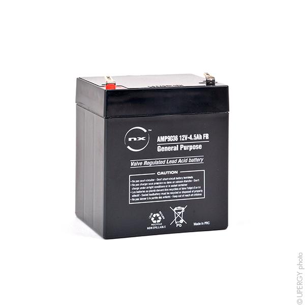 BATTERIE PLOMB AGM NX 4.5-12 GENERAL PURPOSE FR 12V 4.5AH F4.8_0