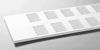 Dalle de plafond décoratif - Gyptone Panel Surface Line 8 E15 - Blanc_0
