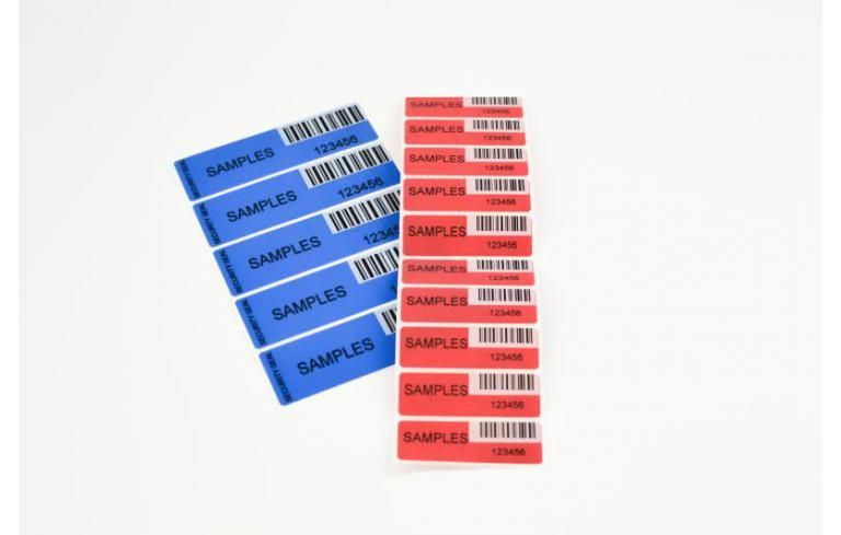 Étiquette anti-fraude avec transfert - Polyester - 60x20 mm - Message « OPEN VOID » - Rouleau de 1000 étiquettes_0