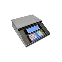 EXA FW BALANCE HOMOLOGUEE FW10V8 6kg/2g Balance poids prix compacte INOX, à batterie et ticket. Idéale pour les marchés et sédentaires. - gris ino_0