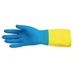 Gants étanches protection chimique légère bleus et jaunes Mapa Alto 405 M - bleu GAFA296-M_0