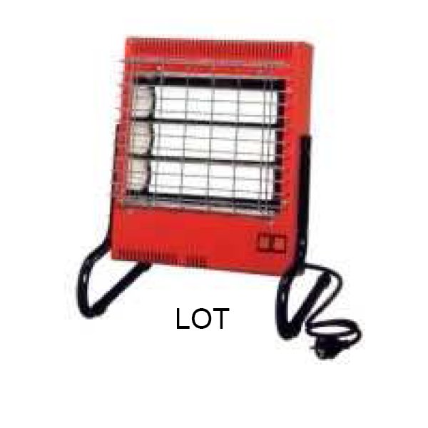 Générateur d'air chaud électrique - plaques de céramique - 800 à 2400W - usage industriel ou particulier_0