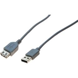 GENERIQUE Rallonge USB  2.0 grise - 2,0 m - ECF-532508_0
