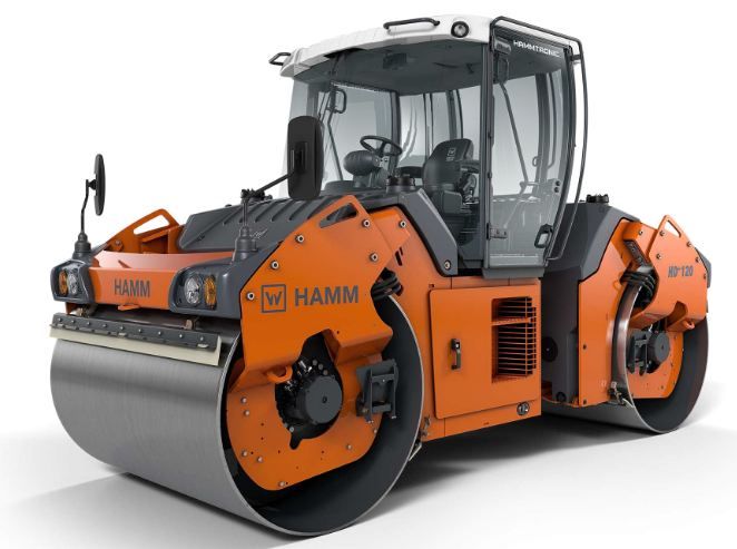 HD+ 120 VV Rouleau compresseur tandem - Hamm - 12570 kg - Deux cylindres vibrants_0