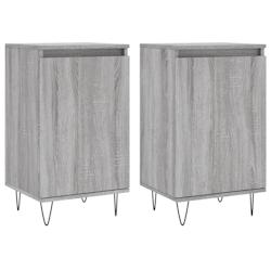 Helloshop26 - Buffet bahut commode armoire meuble de rangement organisateur cuisine salle de séjour salons lot de 2 sonoma 40 x 35 x 02_0036948 - 300_0