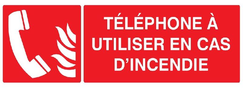 Panneaux rigides 330x200 mm prévention incendie - PNGPSC-TL10/TELI_0