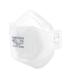 Portwest - Masques de protection jetables plats pliables EAGLE FFP2 Dolomite (Pack de 20) Blanc Taille Unique - Taille unique blanc P290WHR_0