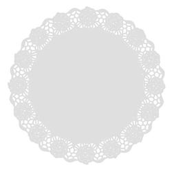 Sabert Dentelles papier blanc économiques menu ø 20 cm (2000 unités) - blanc papier 50000020_0