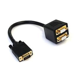 Startech Cable 30Cm Vga Video Splitter Splitter Duplicator Vga 2 - VGASPL1VV_0
