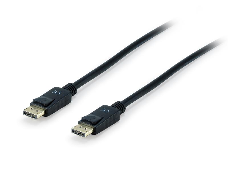 Equip 119255 - Câble DisplayPort 5 m Noir - Version 1.4 - Résolution 8K - Connecteurs Plaqués Or_0