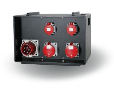 114-07-796 - Coffret de distribution empilable - Indu Electric - avec socle CEE 125A et sorties multiples_0