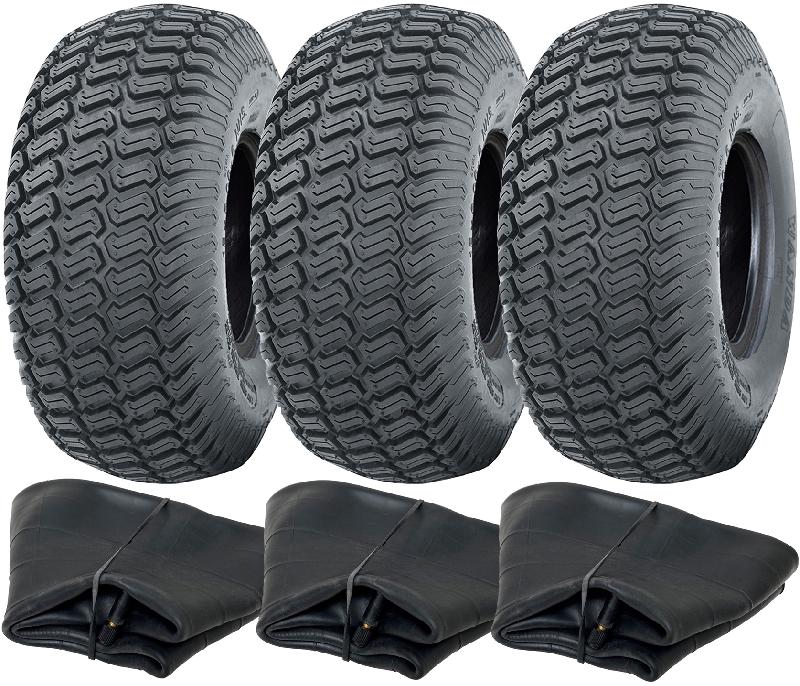 15x6.00-6 Pneus et chambres à air pour tondeuses à gazon 4ply Wanda P332 TR13 Inner Tubes (Set of 3)_0