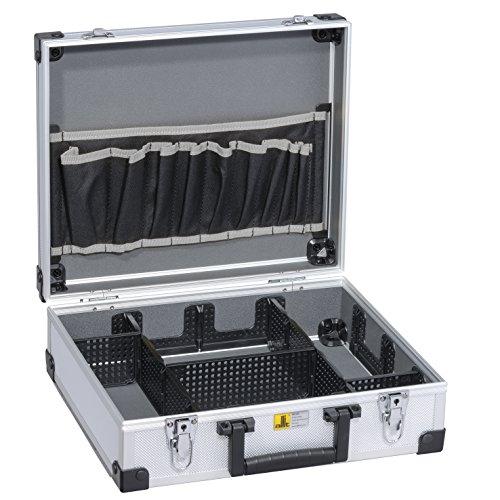 ALLIT - Mallette à outils robuste 1 pièce argent avec compartiments modulables et fermoirs en métal - Réf. 425100_0