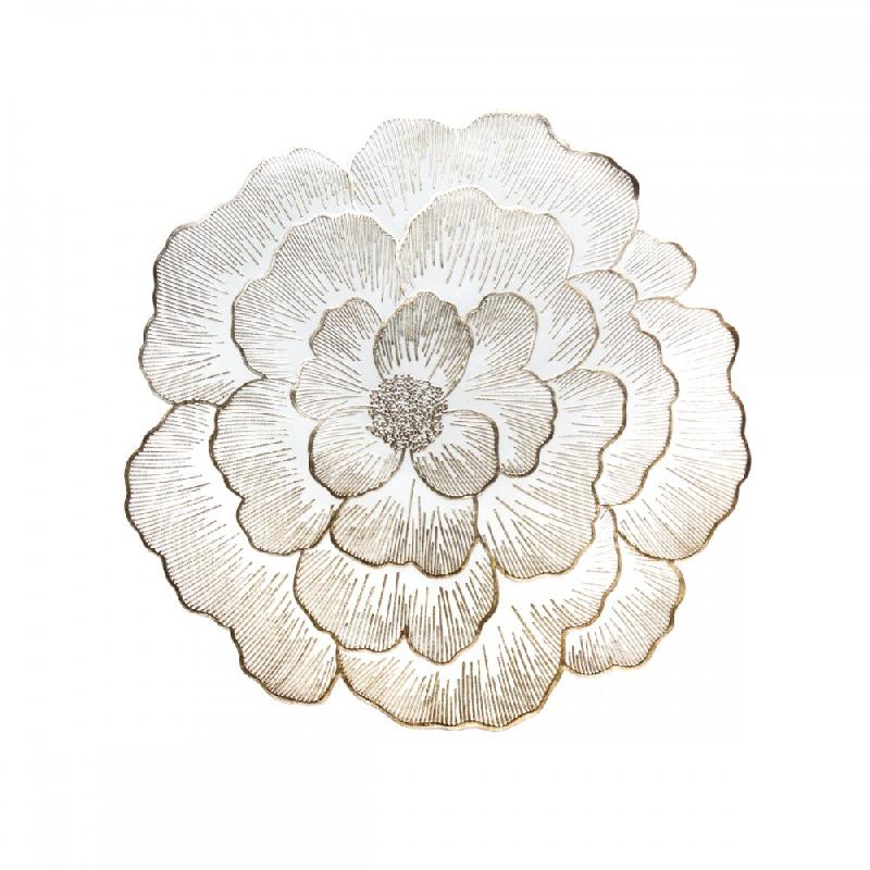 Aulica Dessous d'assiette fleur dorée - Lot de 6 - doré 848301_0