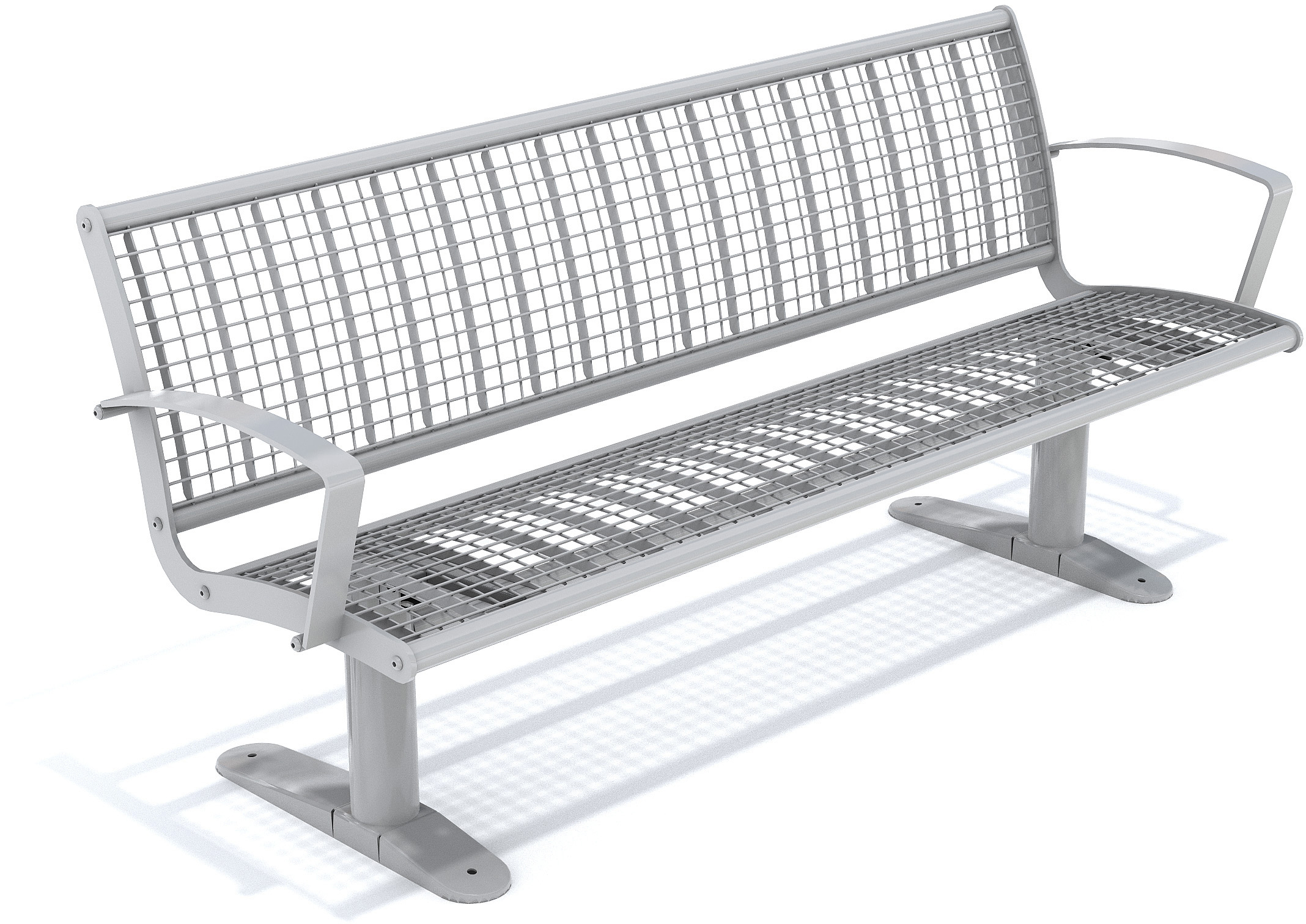 Banc public Esplanad réf 8003205 - Hags - montage 1 heure - dimensions 1860x650x830 mm_0