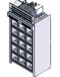 Casier froid inox 15 cases - Température de +0° à 18°C - Volume 39 L_0