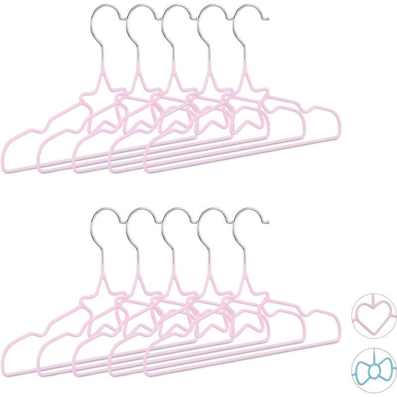 Relaxdays Cintres Enfants Set De 10 Cintres Bebe Decoratif Chemises Forme Originale Fer Pvc 30 Cm Etoile Comparer Les Prix De Relaxdays Cintres Enfants Set De 10 Cintres Bebe Decoratif