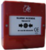 Déclencheur manuel adressable rouge à LED avec fond - Référence ASD-DMA05F_0