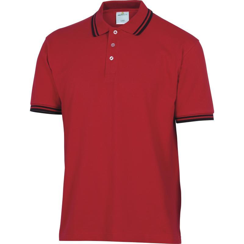 DELTA PLUS - Polo AGRA Rouge - Taille XXL - Maille piquée 100% coton 200 g/m² - Manches courtes_0