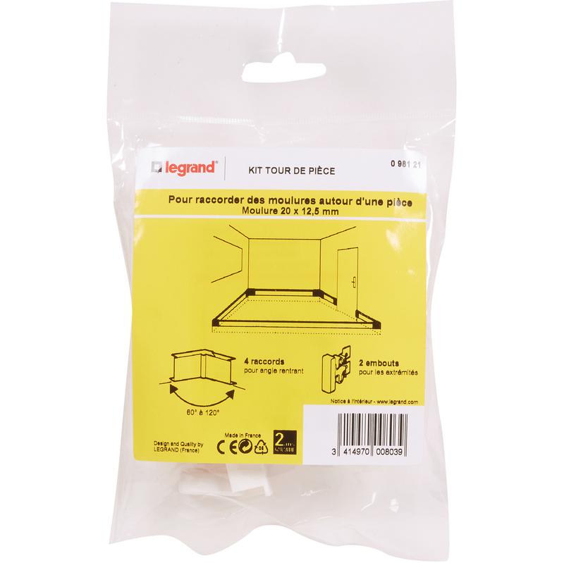 DLP tour de pièce 20x12,5 mm - Kit pour moulure_0