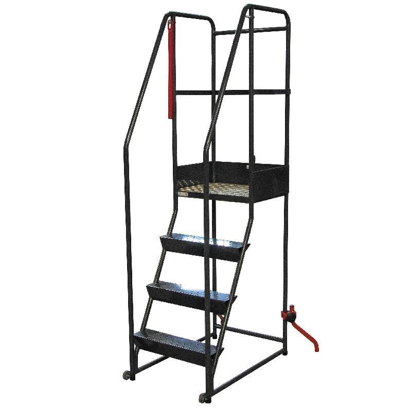 Escabeau roulant - 190350 – 4 marches_0