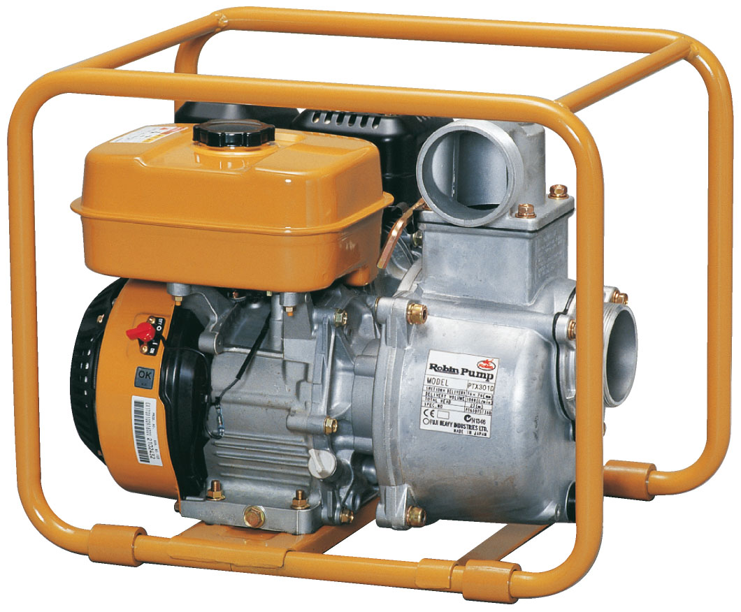 Groupe motopompe auto-amorçante thermique SCR30R - 60 m3/h pour eaux très chargées - Robin Subaru TH 65 EX_0