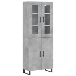 Helloshop26 - Buffet bahut commode armoire meuble de rangement organisateur cuisine salle de séjour salon haut 69,5 x 34 x 180 cm 02_0034523 - 300021_0