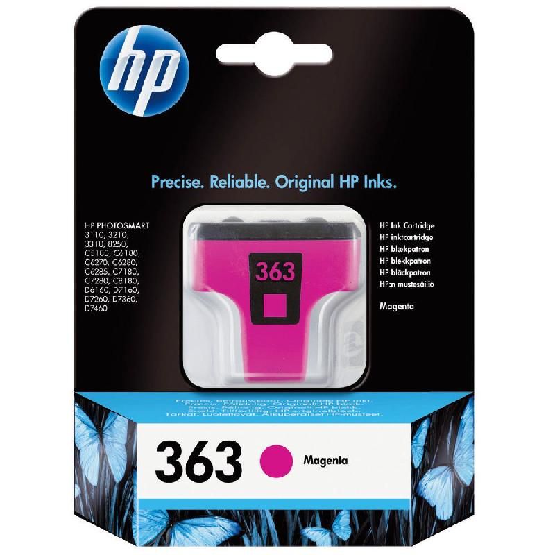 HEWLETT PACKARD CARTOUCHE D'ENCRE 363 (C8772EE) - VIVERA - COULEUR: MAGENTA