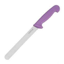 Hygiplas Couteau à Pain Violet 200 mm - 5050984652134_0