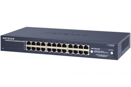 NETGEAR JGS524F - Switch Gigabit ProSafe 24 ports 10/100/1000 + 2 MiniGBIC SFP - Boîtier métal rackable_0