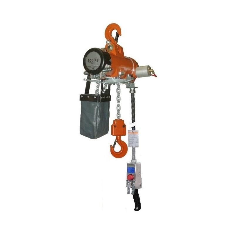Palan pneumatique P-050 DK - 500 Kg - Vitesse de levage 12 m/min - Hauteur d'élévation 3000 mm_0