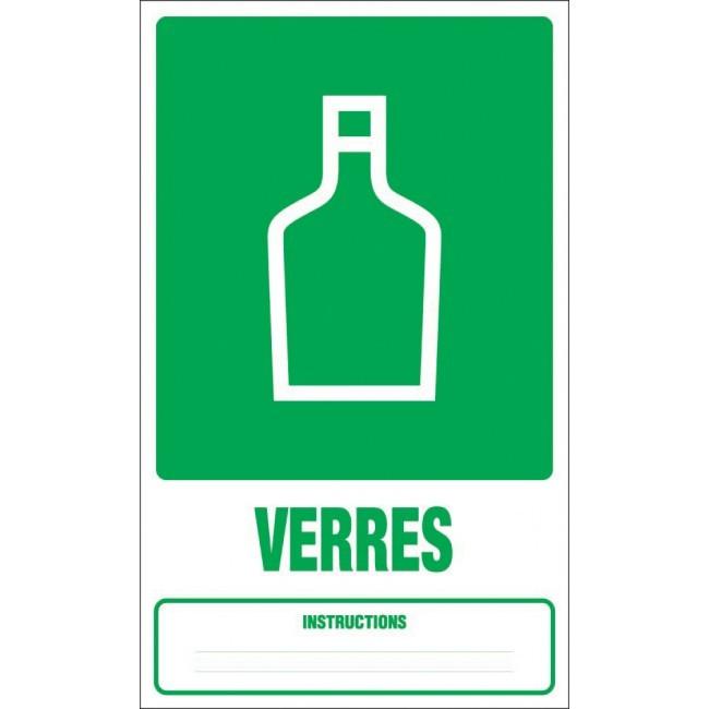 Panneaux adhésifs 200x330 mm tri sélectif et recyclage - ADPNG-NV04/TSVR_0