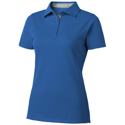 Polo femme Hacker 33097422 - 100% coton, maille piquée 220 g/m², col côte et patte 4 boutons_0