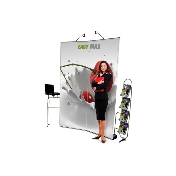 Roll-up MAX - Stand enrouleur 60 à 120 cm - Hauteur jusqu'à 235 cm - Système modulable avec accessoires_0